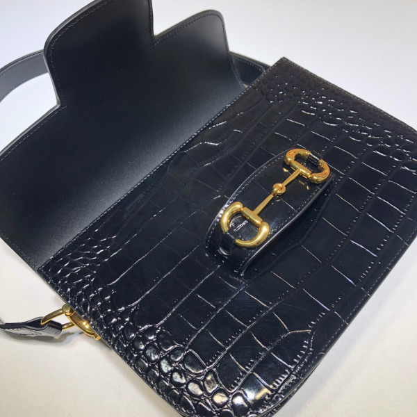 HOT SALE GUCCI 1955 Horsebit shoulder bag