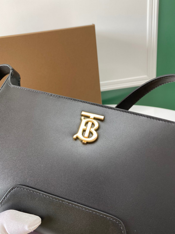 HOT SALE BURBERRY Leather TB Shoulder Bag