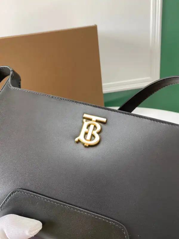 BURBERRY Leather TB Shoulder Bag