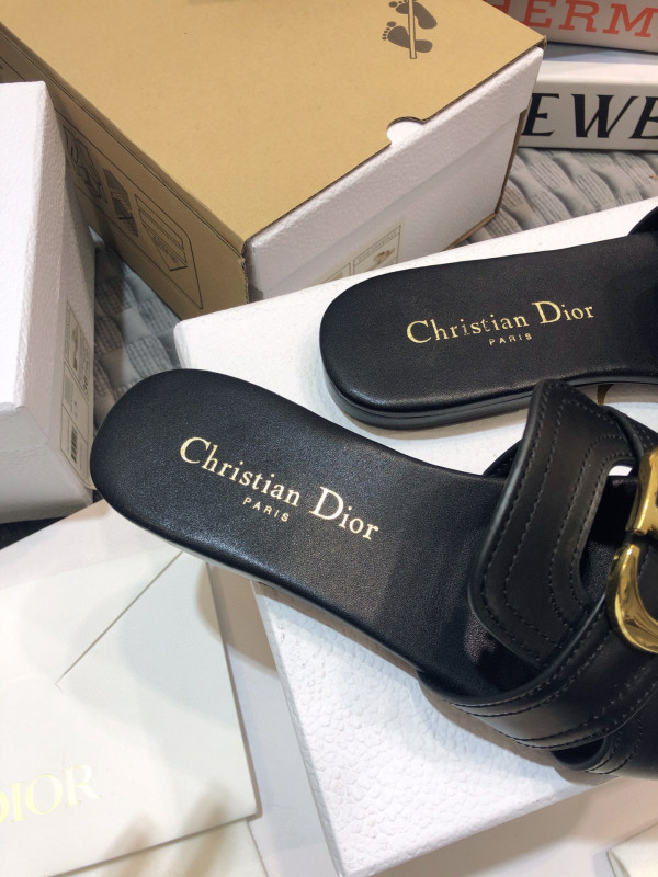 HOT SALE dior 30 MONTAIGNE HEELED SLIDE