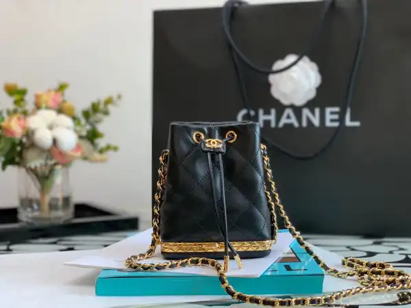 CHANEL SMALL BUCKET WITH CHAIN