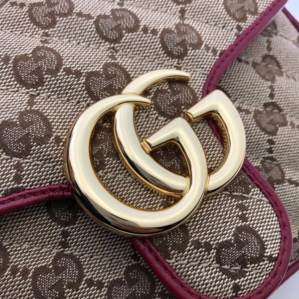 HOT SALE GUCCI GG Marmont mini top handle bag