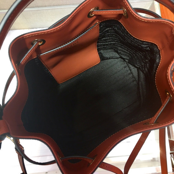 HOT SALE PRADA Saffiano Leather Bucket Bag