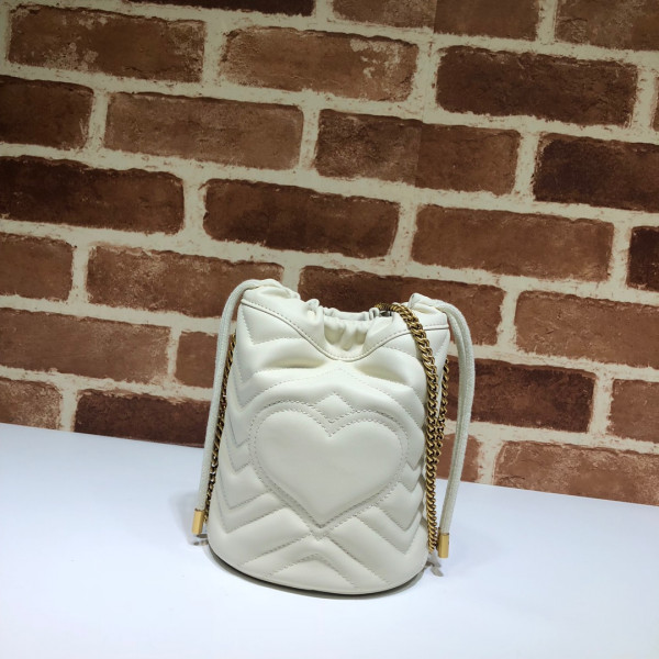 HOT SALE GUCCI GG Marmont mini bucket bag