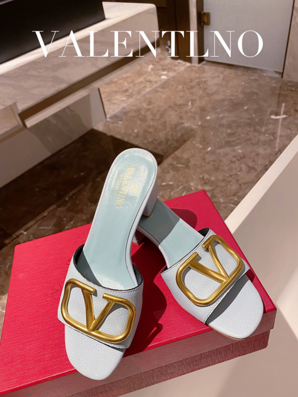 HOT SALE VALENTINO VLOGO SIGNATURE SLIDE SANDAL