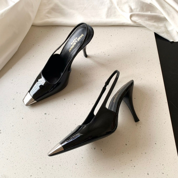 HOT SALE YSL VESPER SLINGBACK PUMPS