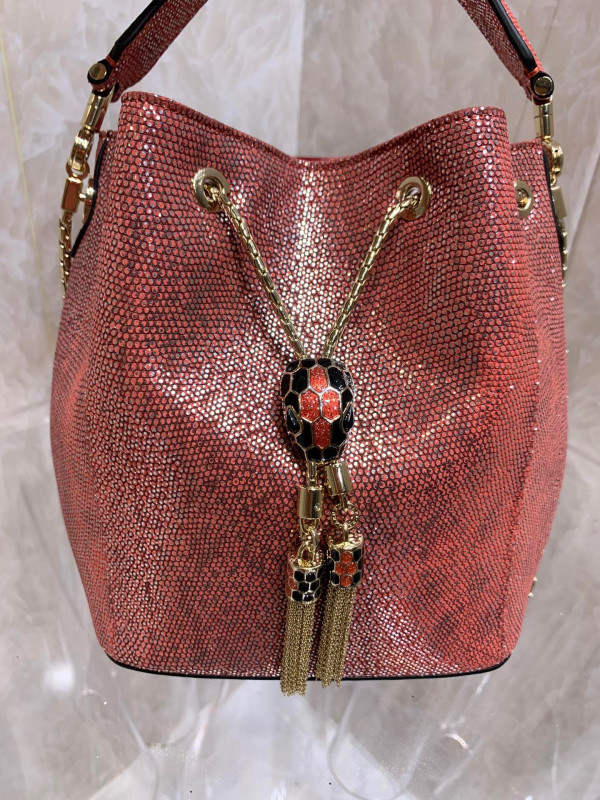 HOT SALE BVLGARI SERPENTI FOREVER BUCKET BAG