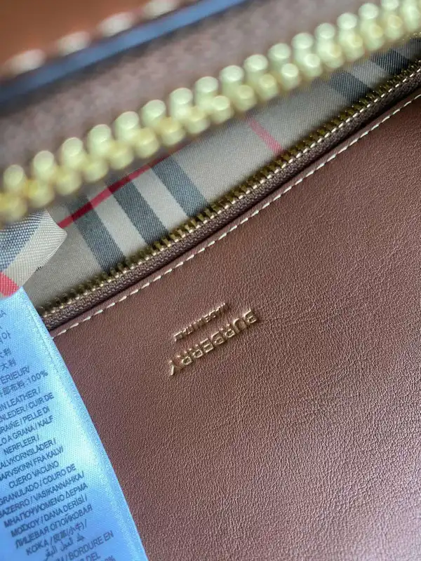 BURBERRY Small Vintage Check Two-handle Title Bag