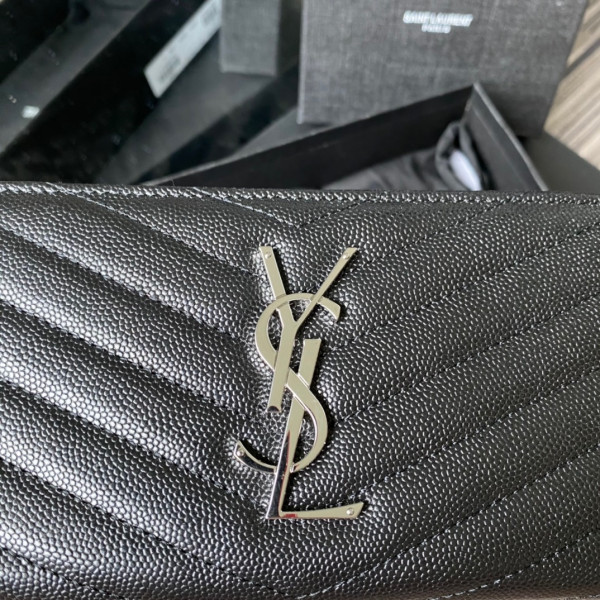 HOT SALE YSL MONOGRAM ZIPPY WALLET