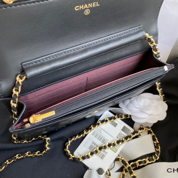 HOT SALE CL CHAIN WALLET LAMBSKIN NEW EDITION