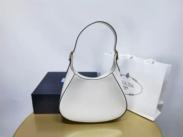 First bag ru Prada Leather shoulder bag