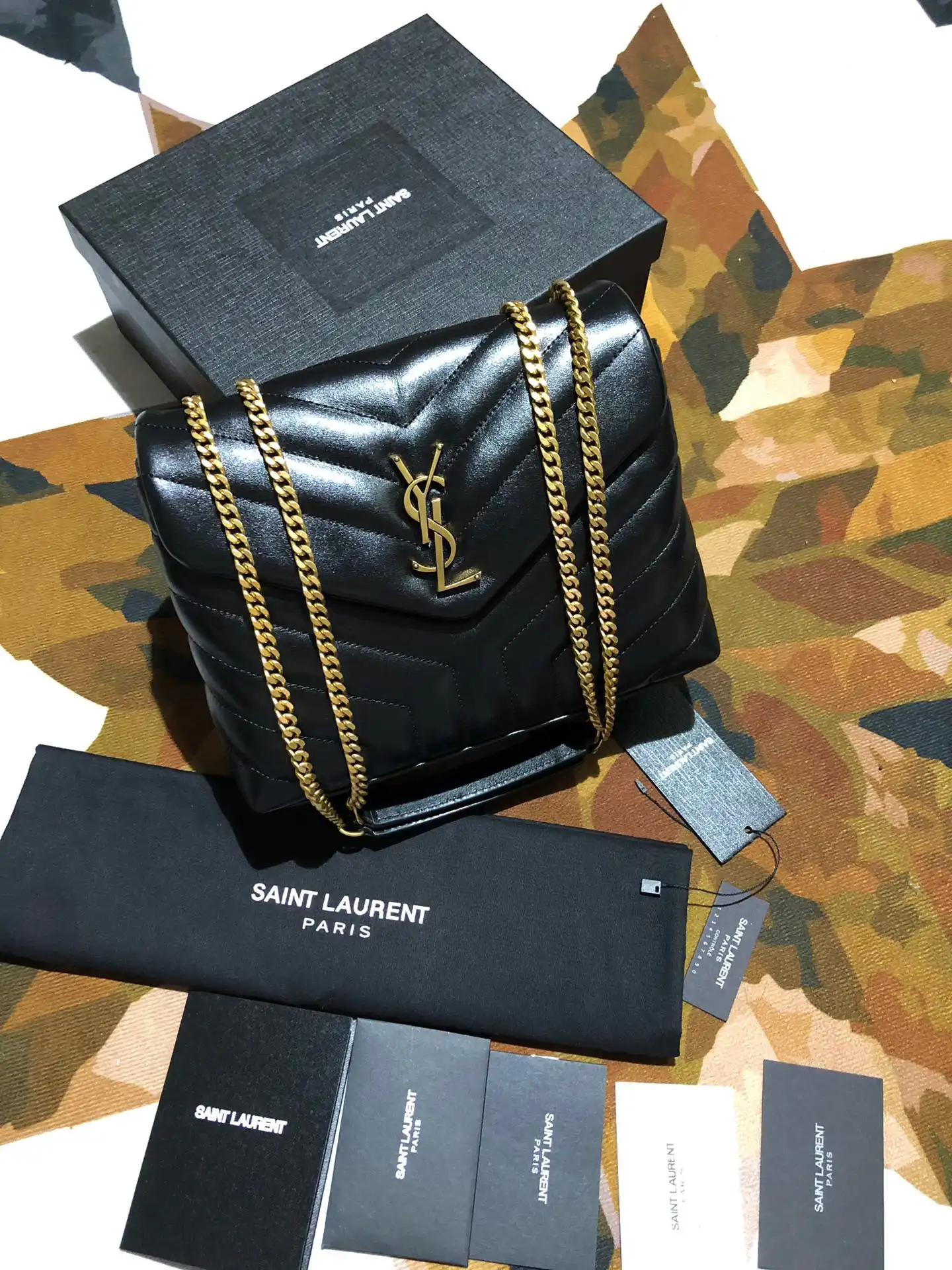 First Bag Ru YSL LOULOU SMALL