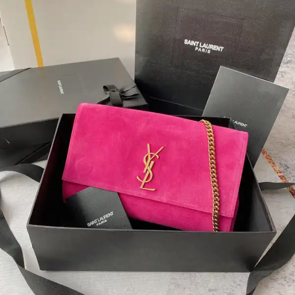 YSL KATE MEDIUM REVERSIBLE IN SUEDE AND SMOOTH LEATHER