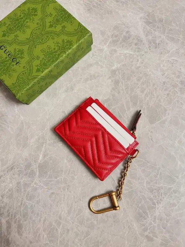 Gucci GG Marmont keychain wallet