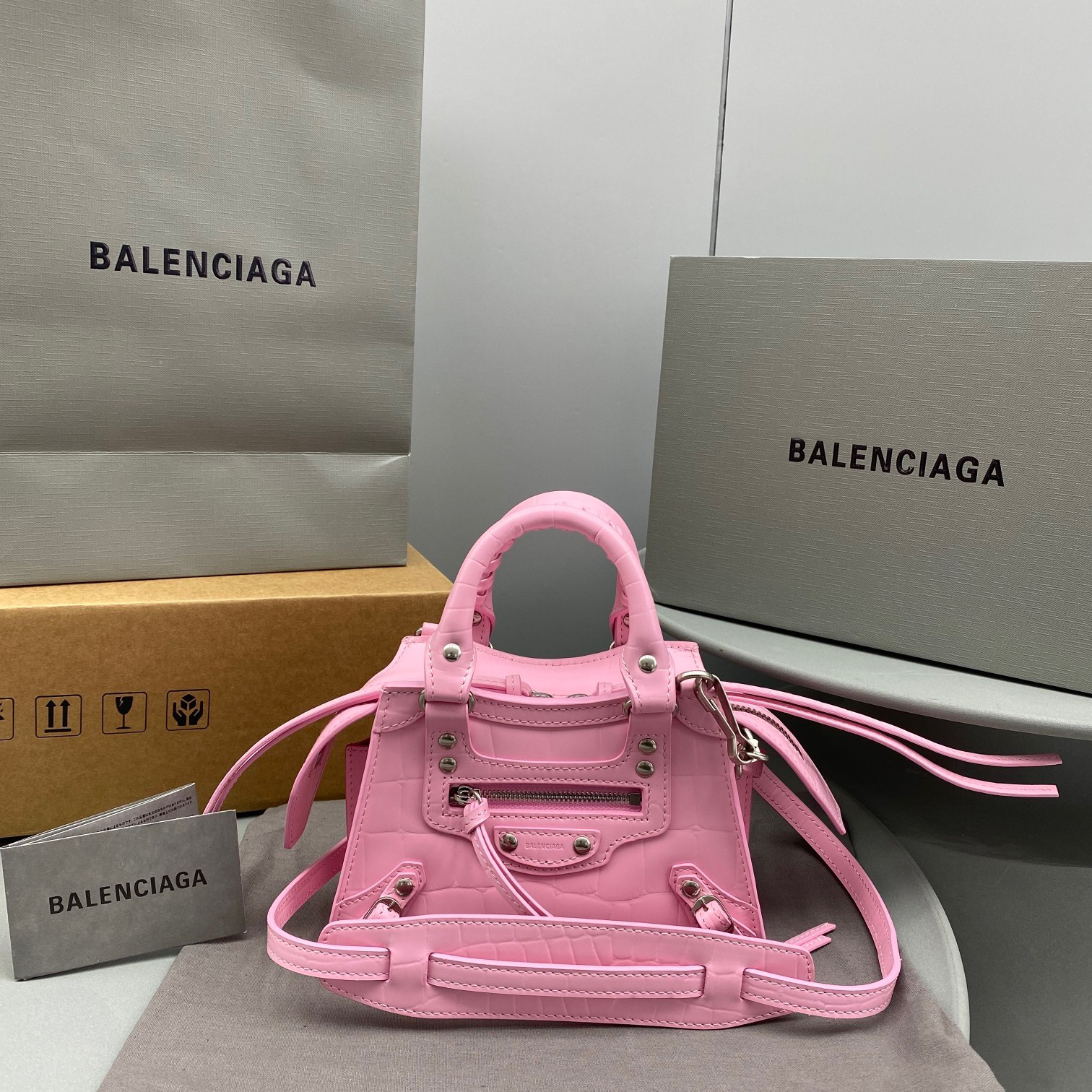 HOT SALE BALENCIAGA NEO CLASSIC NANO TOP HANDLE BAG