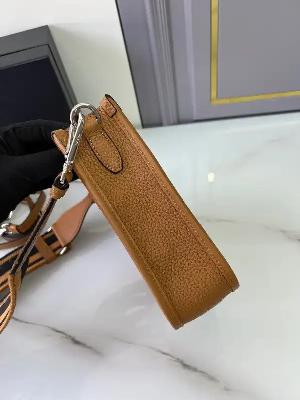 PRADA Leather mini shoulder bag