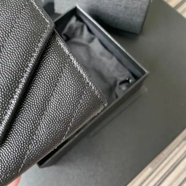 YSL MONOGRAM SMALL ENVELOPE WALLET IN