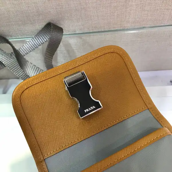 PRADA Nylon and Saffiano Leather Smartphone Case