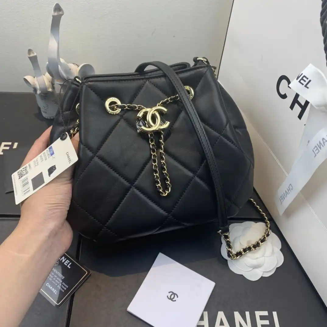 First Bag Ru CHANEL SMALL DRAWSTRING BAG