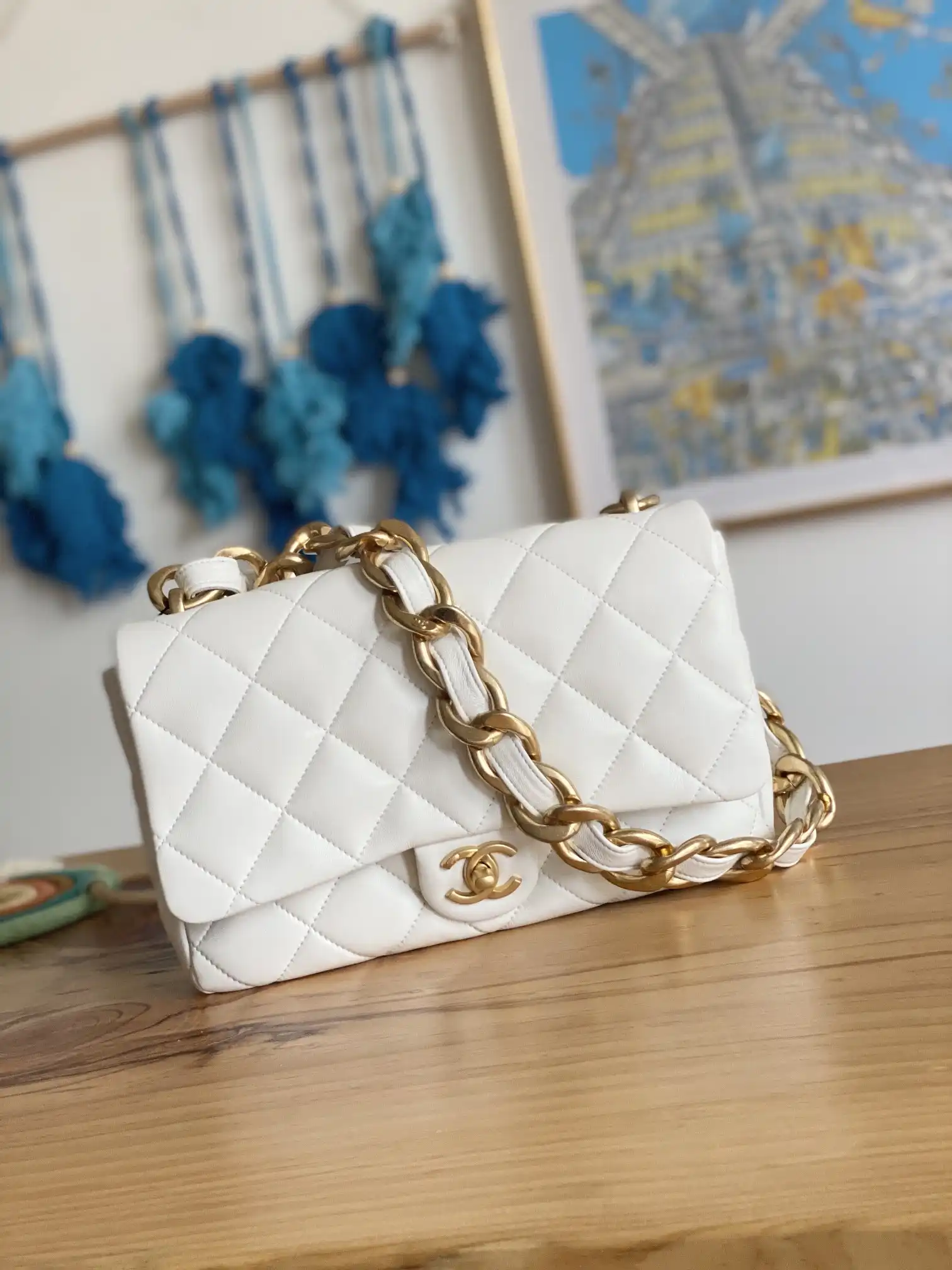 CHANEL LARGE FLAP BAG