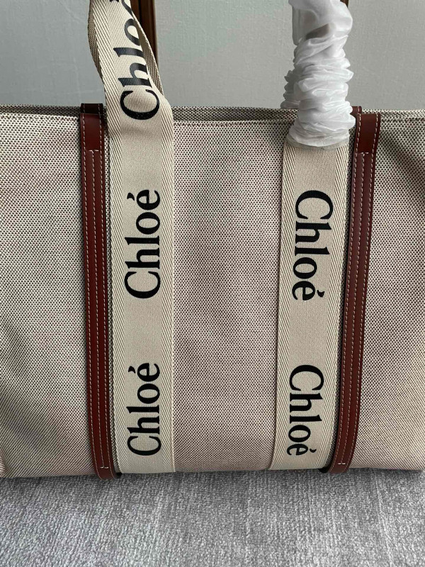 HOT SALE CHLOÉ LARGE WOODY TOTE BAG