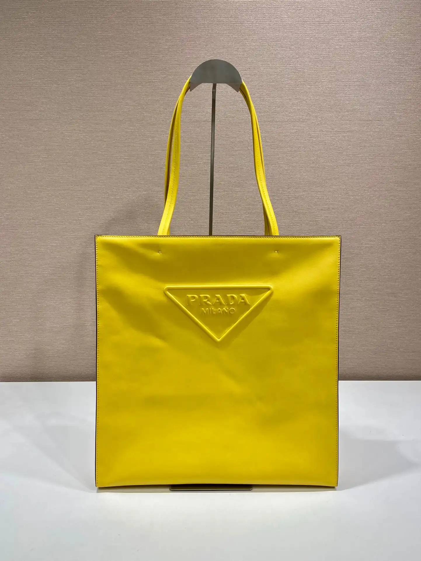 First bag ru PRADA Leather tote bag