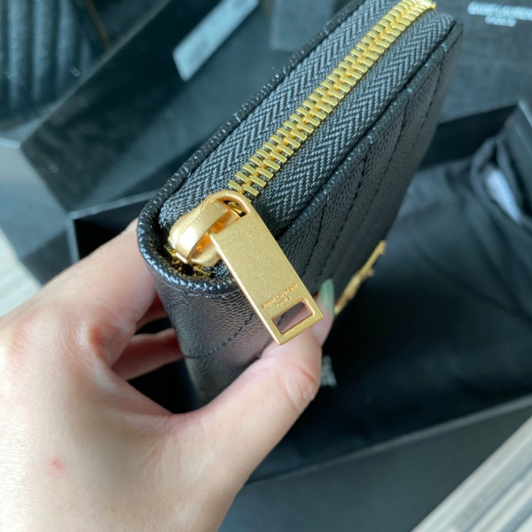 HOT SALE YSL MONOGRAM ZIPPY WALLET