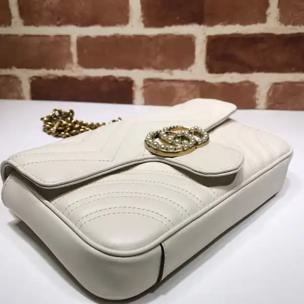 Frstbag ru GUCCI GG Marmont Pearl Chain Belt Bag