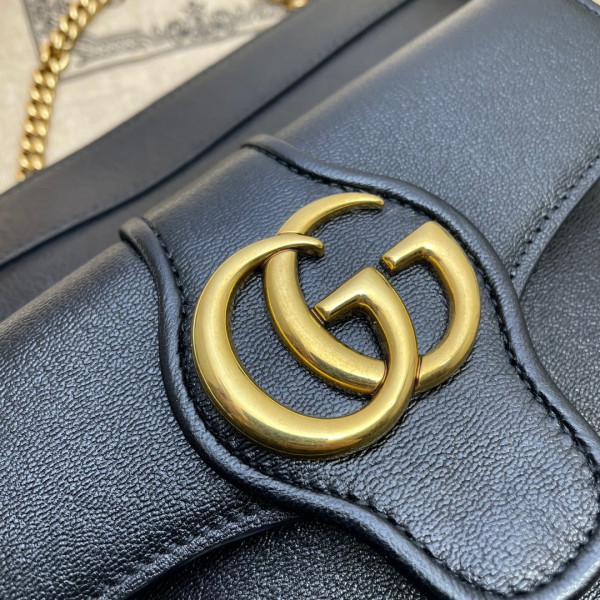 HOT SALE GUCCI Small shoulder bag with Double G