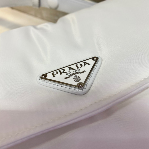 HOT SALE PRADA Medium padded nylon shoulder bag