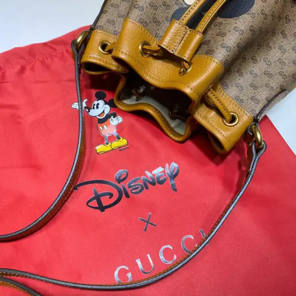 Affordable Disney x Gucci Mini Bucket Bag