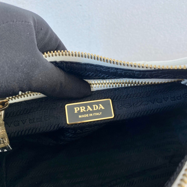 HOT SALE PRADA System nappa leather patchwork bag