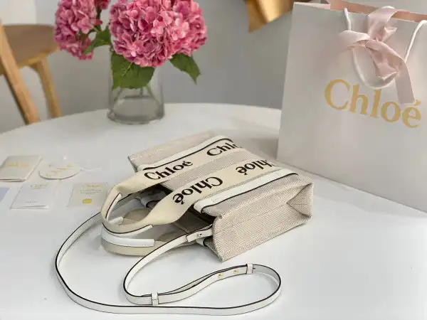 First bag ru CHLOÉ small woody tote bag