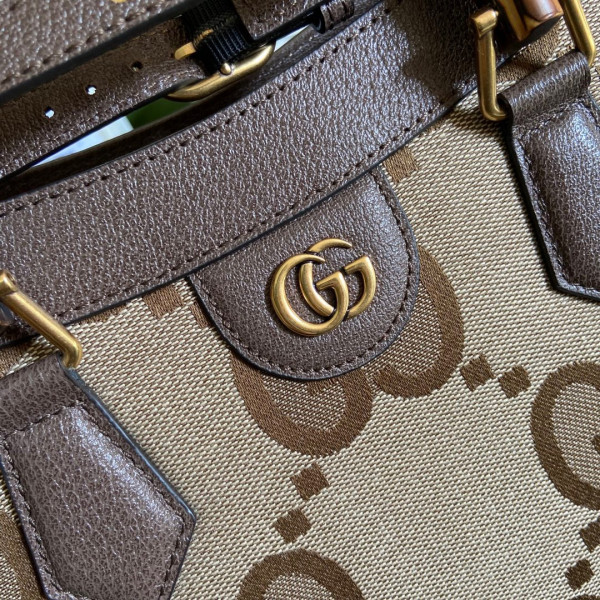 HOT SALE GUCCI Diana medium tote bag with jumbo GG