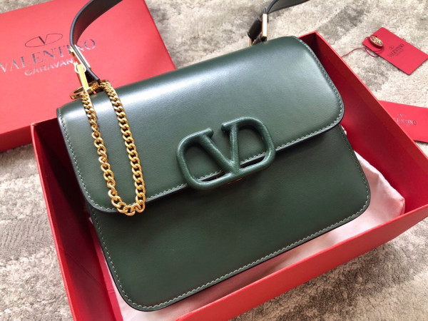 [FREE SHIPPING] VALENTINO GARAVANI VSLING SHINY CALFSKIN SHOULDER BAG