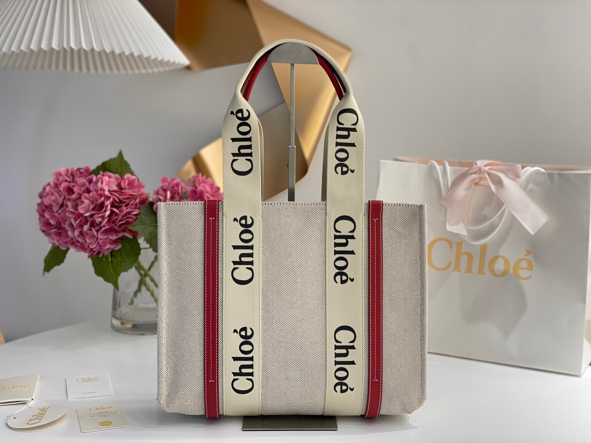 HOT SALE CHLOÉ medium woody tote bag