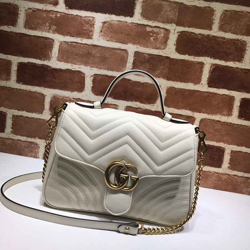 HOT SALE GUCCI GG Marmont Small Top Handle Bag