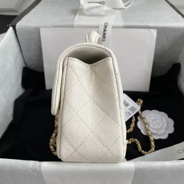 CHANEL MINI FLAP BAG WITH TOP HANDLE