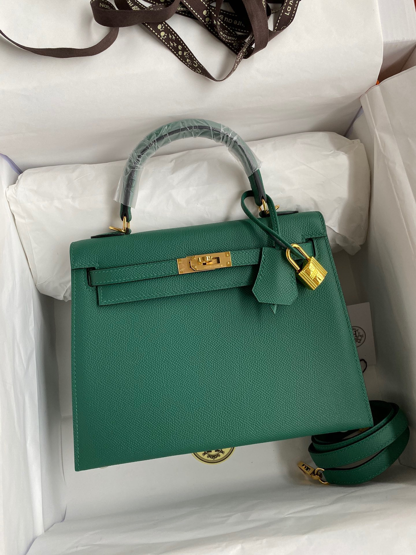 HOT SALE HERMES KELLY  ALL HANDMADE 25CM