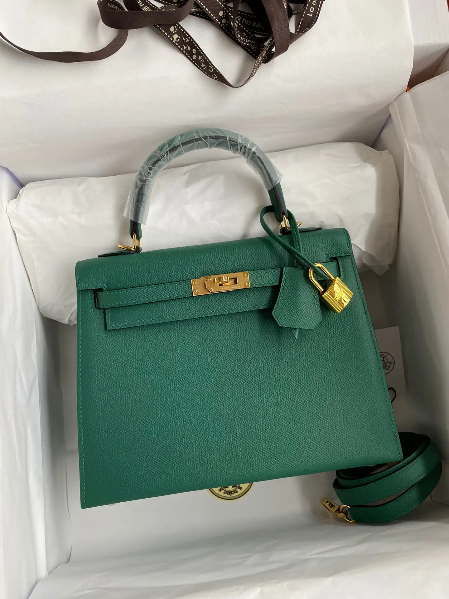 HERMES KELLY  ALL HANDMADE 25CM