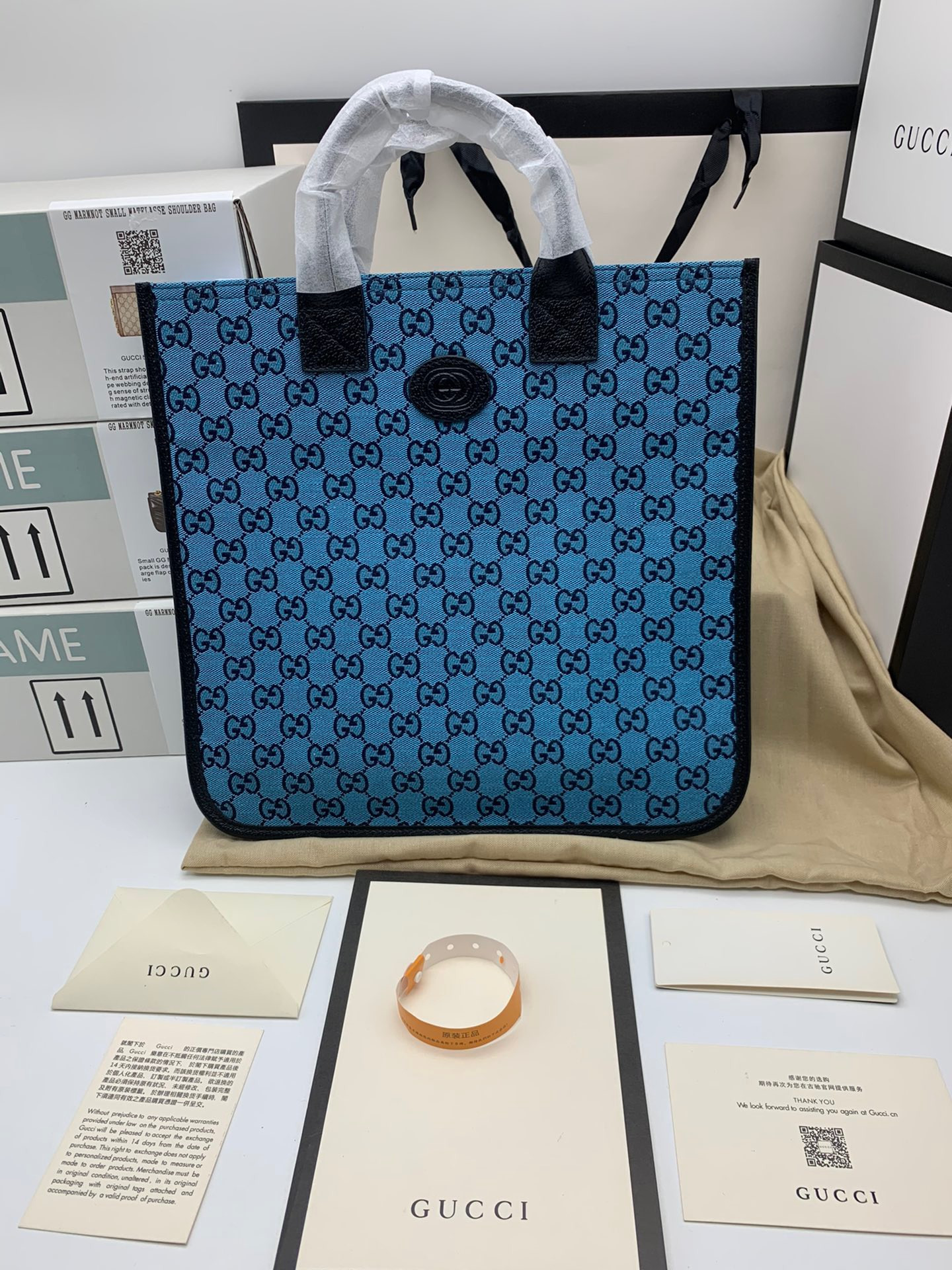 HOT SALE Gucci Children's GG Multicolor tote bag