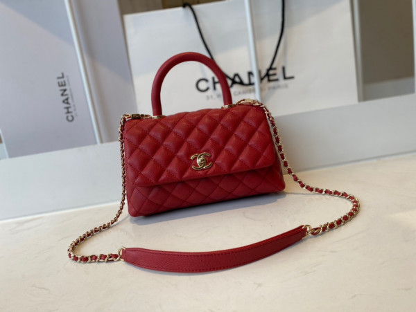 CL FLAP BAG WITH TOP HANDLE