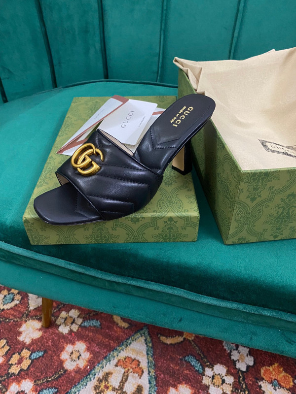 HOT SALE GUCCI Double G slide sandal