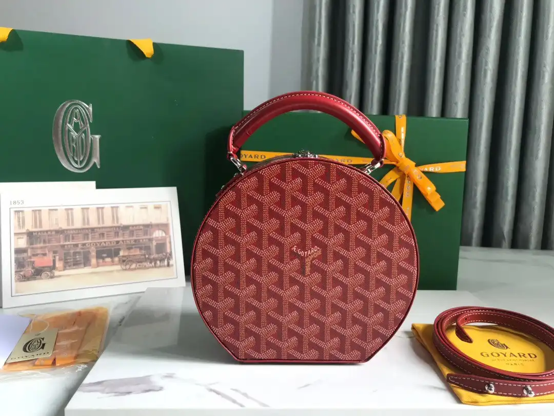 GOYARD The Alto Hatbox Trunk Bag