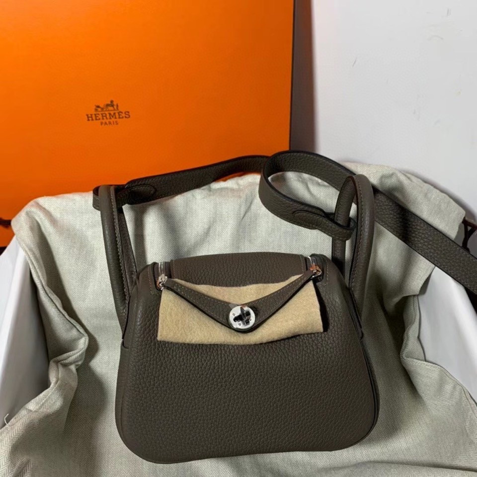 HOT SALE HERMES LINDY MINI HANDMADE