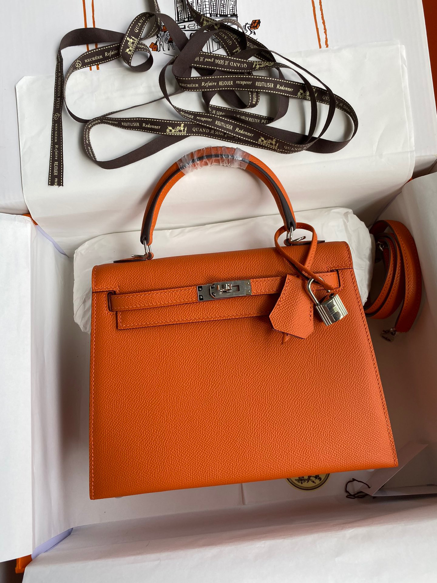 HOT SALE HERMES KELLY 25CM ALL HANDMADE