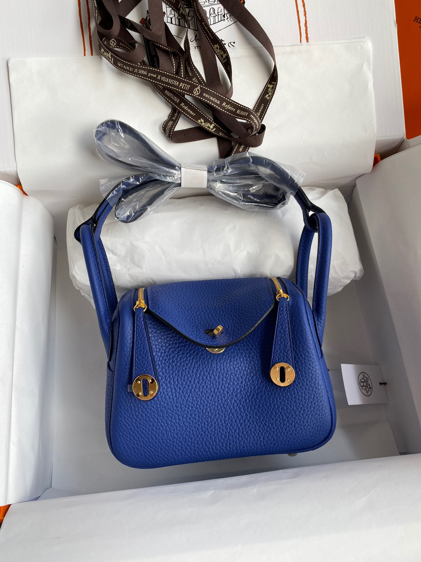 HOT SALE HERMES LINDY MINI HANDMADE