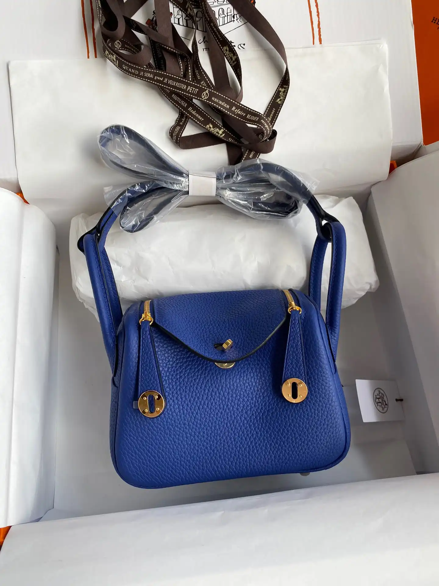 Firstbag Ru HERMES LINDY MINI HANDMADE