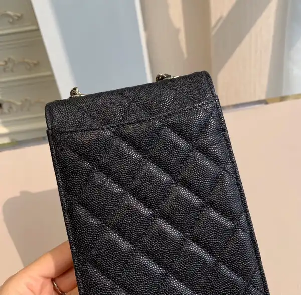 Firstbag Ru CHANEL PHONE HOLDER WITH CHAIN