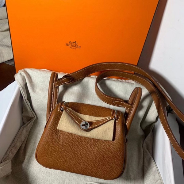 HOT SALE HERMES LINDY MINI HANDMADE